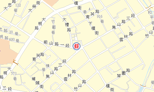 竹山郵局電子地圖