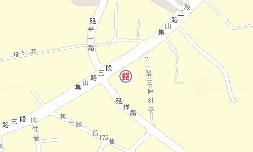 竹山東埔蚋郵局電子地圖