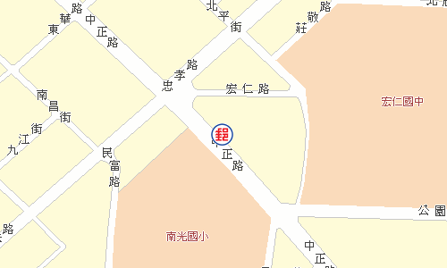 埔里南光郵局電子地圖