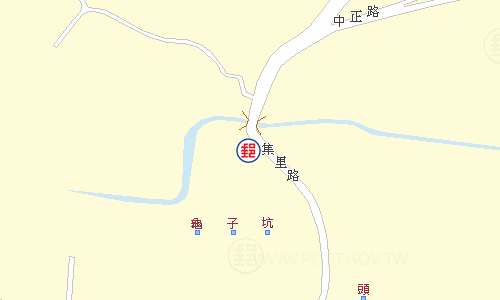 魚池頭社郵局電子地圖