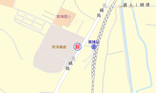 水上南靖郵局電子地圖