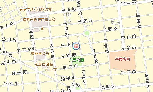 嘉義東門郵局電子地圖