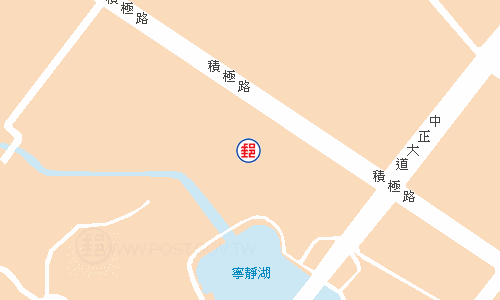 中正大學郵局電子地圖