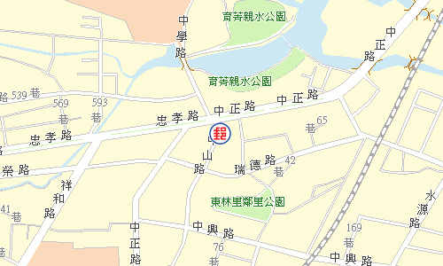 大林中山路郵局電子地圖