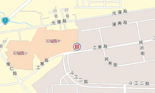 斗六石榴郵局電子地圖