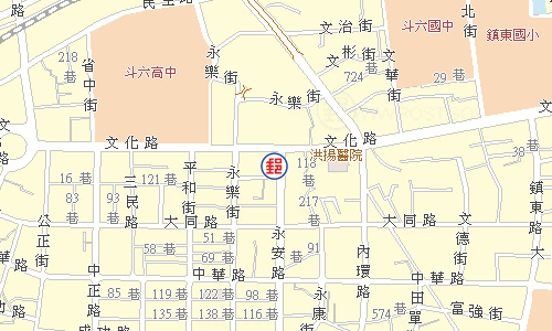 斗六永安郵局電子地圖