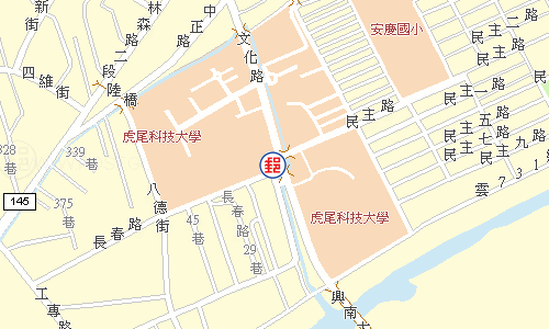 虎尾科技大學郵局電子地圖