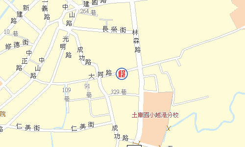 土庫郵局電子地圖