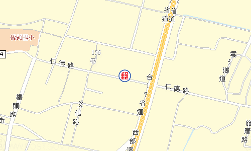 麥寮橋頭郵局電子地圖