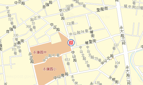 Yongkang Post Office emap