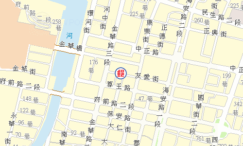 臺南友愛街郵局電子地圖