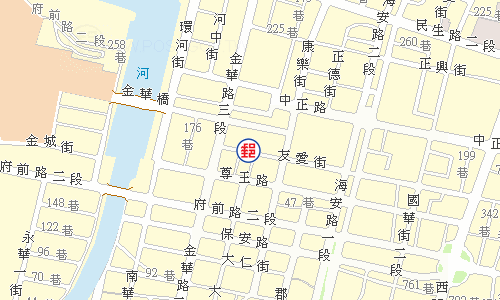 Tainan You-ai Street Post Office emap