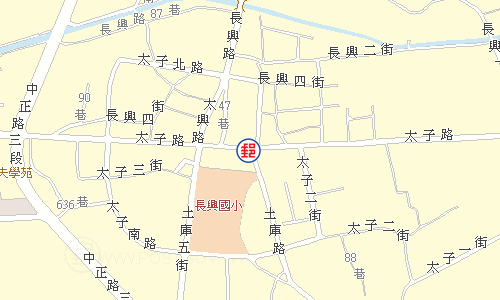 仁德太子郵局電子地圖