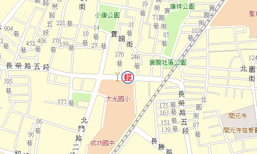 臺南大光郵局電子地圖