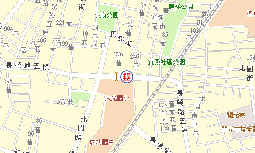 Tainan Daguang Post Office emap