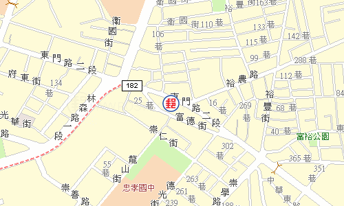 Tainan Dongmen Post Office emap