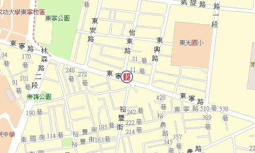 Tainan Dongning  Road  Post Office emap