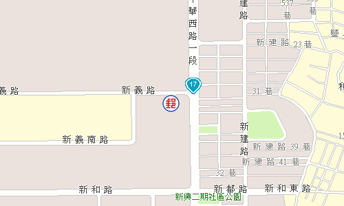 臺南新義郵局電子地圖