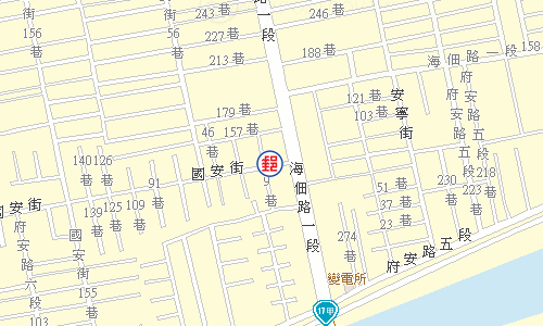 臺南海佃郵局電子地圖