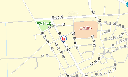 臺南土城郵局電子地圖
