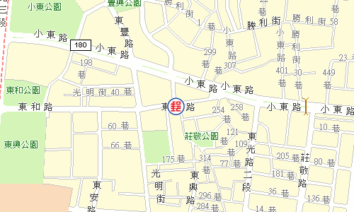 臺南小東郵局電子地圖