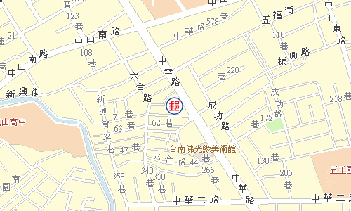 永康大橋郵局電子地圖