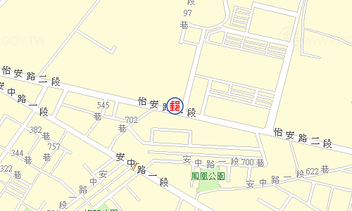 臺南原佃郵局電子地圖