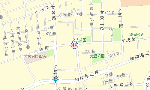 臺南文元郵局電子地圖