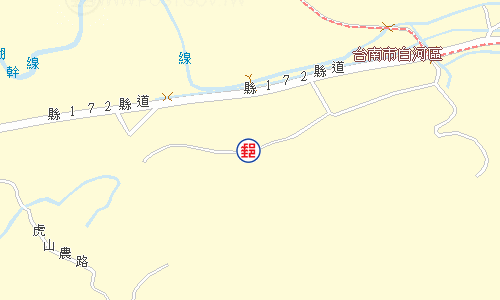 白河內角郵局電子地圖