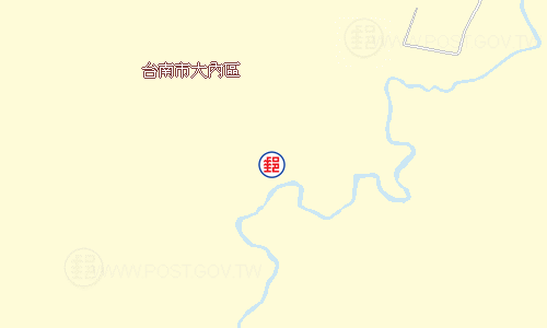 大內郵局電子地圖