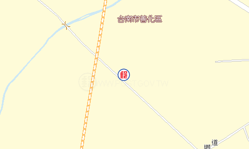 善化溪美郵局電子地圖