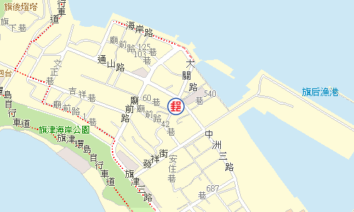 旗津郵局電子地圖