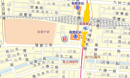高雄站前郵局電子地圖