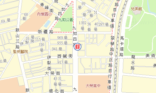 高雄內惟郵局電子地圖