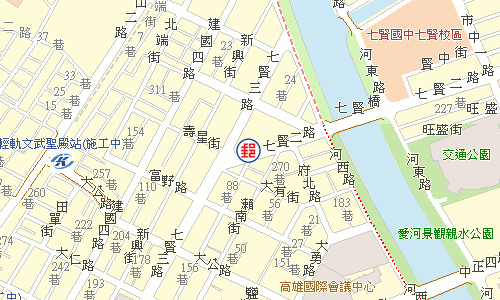 高雄府北郵局電子地圖
