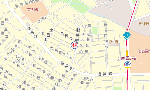 楠梓莒光郵局電子地圖