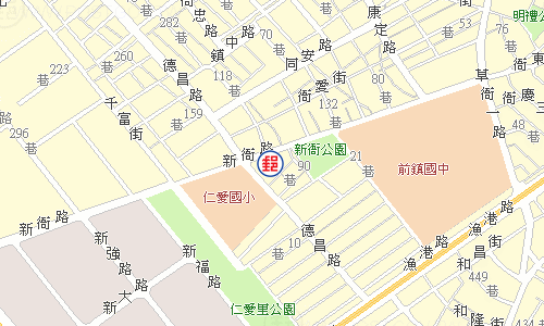 前鎮科技園區郵局電子地圖