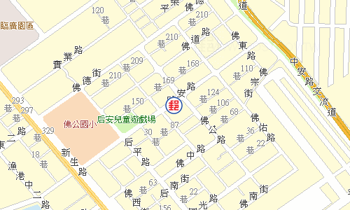 高雄佛公郵局電子地圖