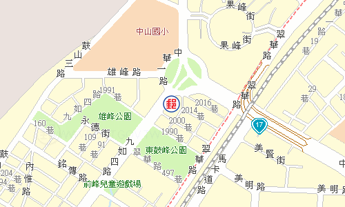 高雄前峰郵局電子地圖
