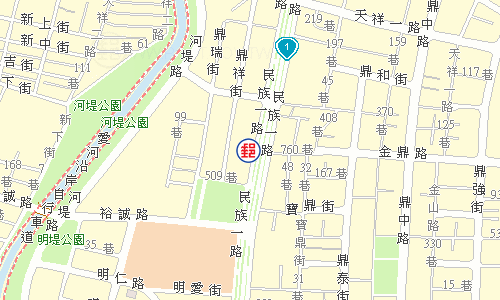 高雄鼎泰郵局電子地圖