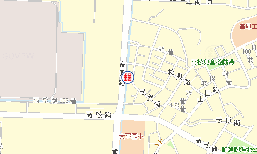 高雄高松郵局電子地圖
