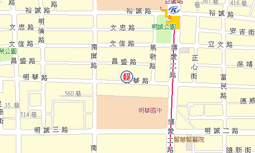 高雄凹仔底郵局電子地圖