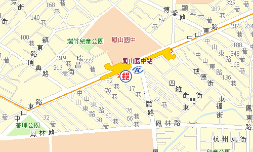 鳳山郵局電子地圖