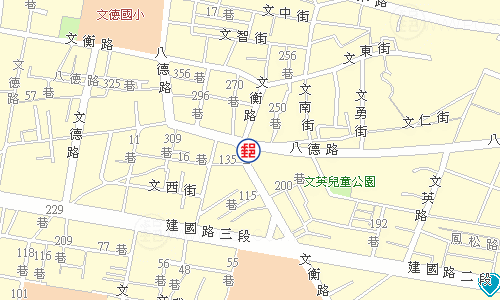 鳳山文山郵局電子地圖