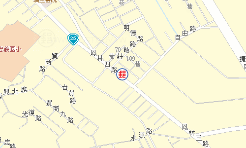 大寮中興郵局電子地圖