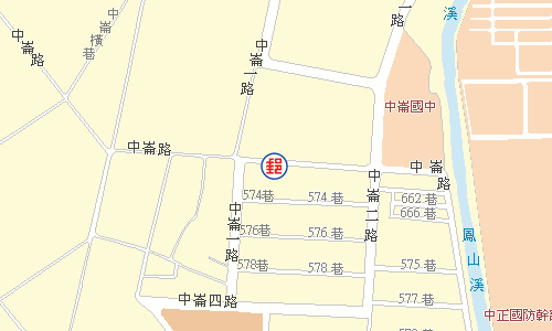 鳳山中崙郵局電子地圖