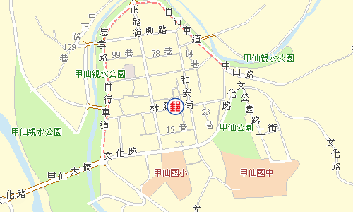 甲仙郵局電子地圖