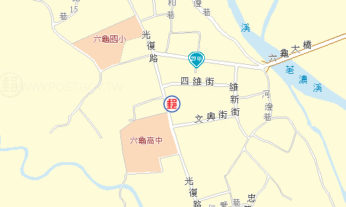 六龜郵局電子地圖