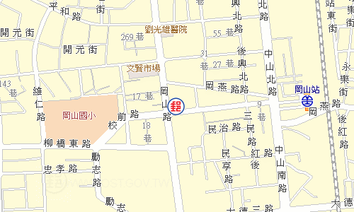 岡山郵局電子地圖