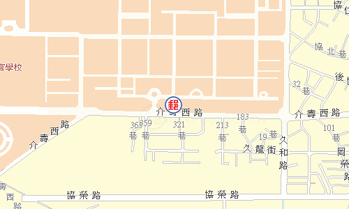 空軍通校郵局電子地圖